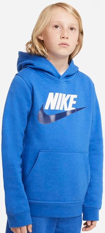 Nike Sportswear Club Fleece Older Kids' Pullover Hoodie - Blue - size: L, S, M, XS, XL