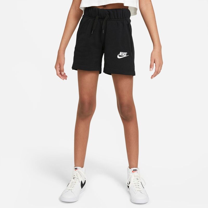Nike Sportswear Club Older Kids' (Girls') French Terry Shorts - Black - size: XS, S, M, L, XL