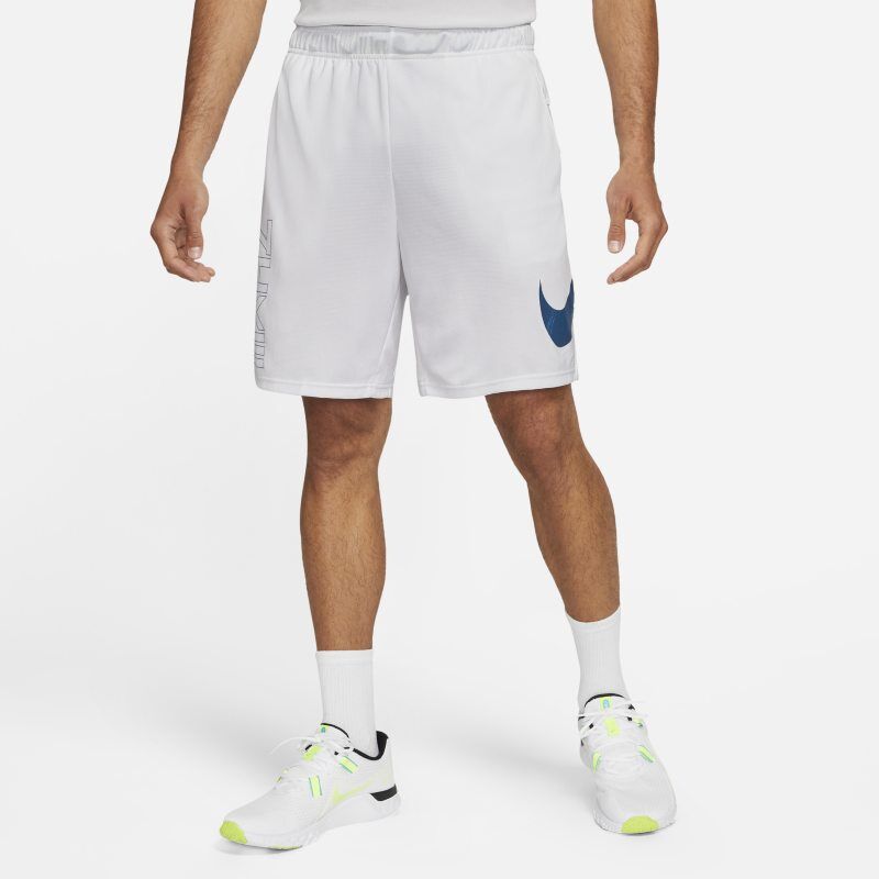 Nike Dri-FIT Sport Clash Men's Knit Training Shorts - White - size: XL, 2XL, L