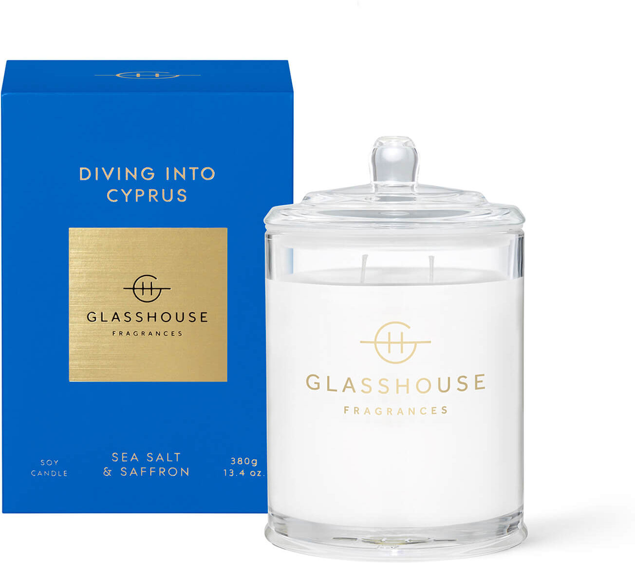 Glasshouse Fragrances Glasshouse Diving into Cyprus Candle 380g