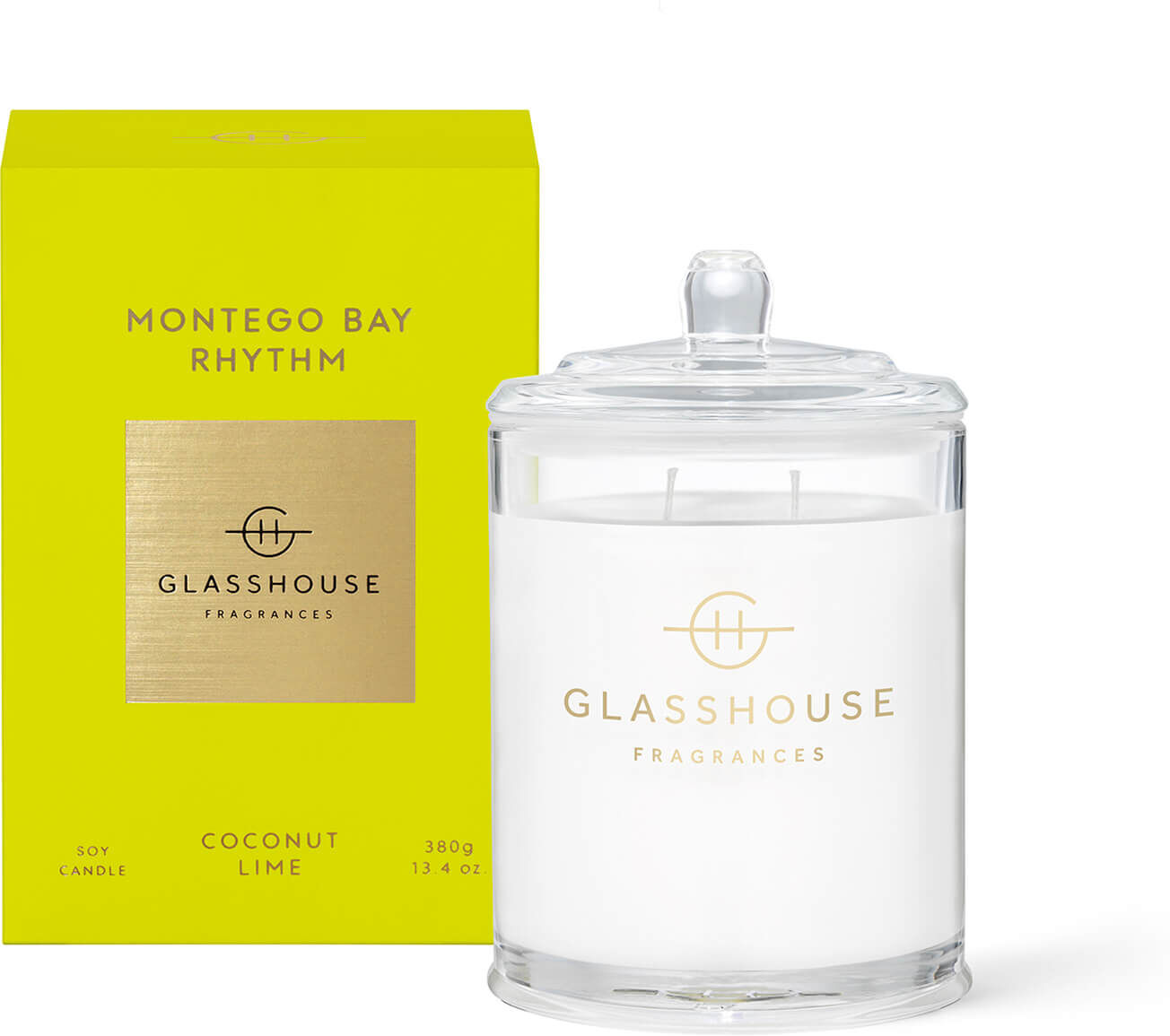 Glasshouse Fragrances Glasshouse Montego Bay Rhythm Candle 380g