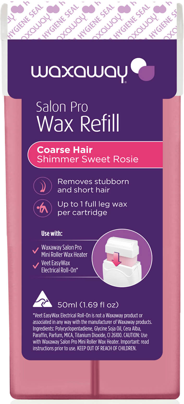 Waxaway Salon Pro Wax Refill Shimmer Sweet Rosie 50ml