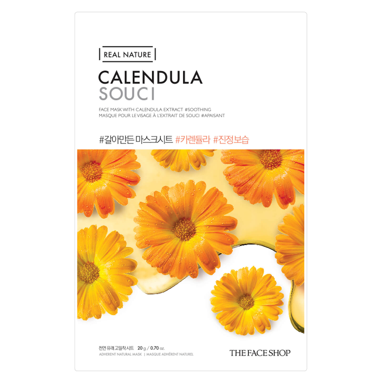 THE FACE SHOP Real Nature Sheet Mask Calendula