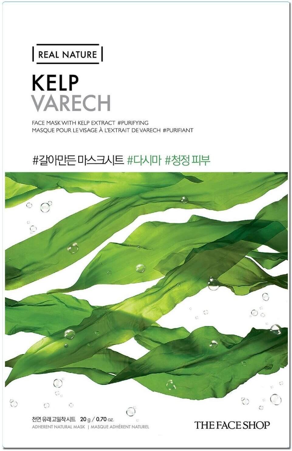 THE FACE SHOP Real Nature Sheet Mask Kelp