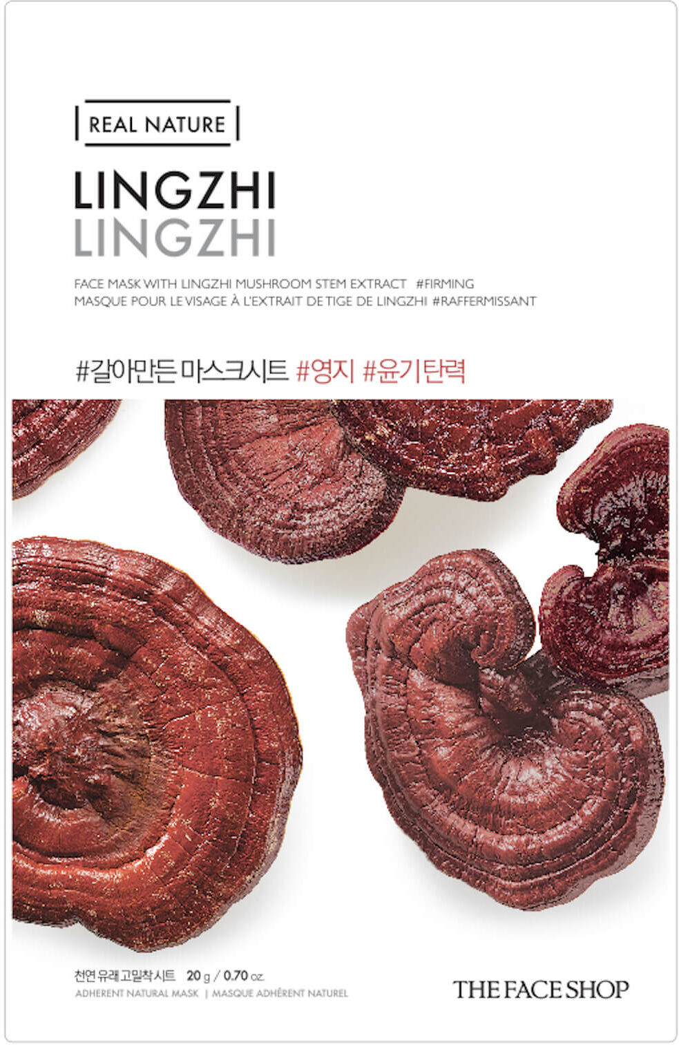 THE FACE SHOP Real Nature Sheet Mask Lingzhi