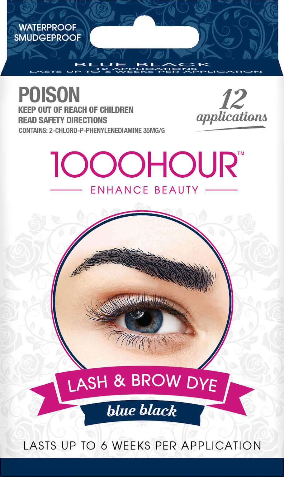 1000 Hour Eyelash & Brow Dye Kit - Blue Black