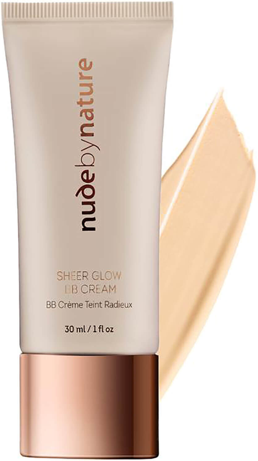 nude by nature Sheer Glow BB Cream - 01 Porcelain 30ml