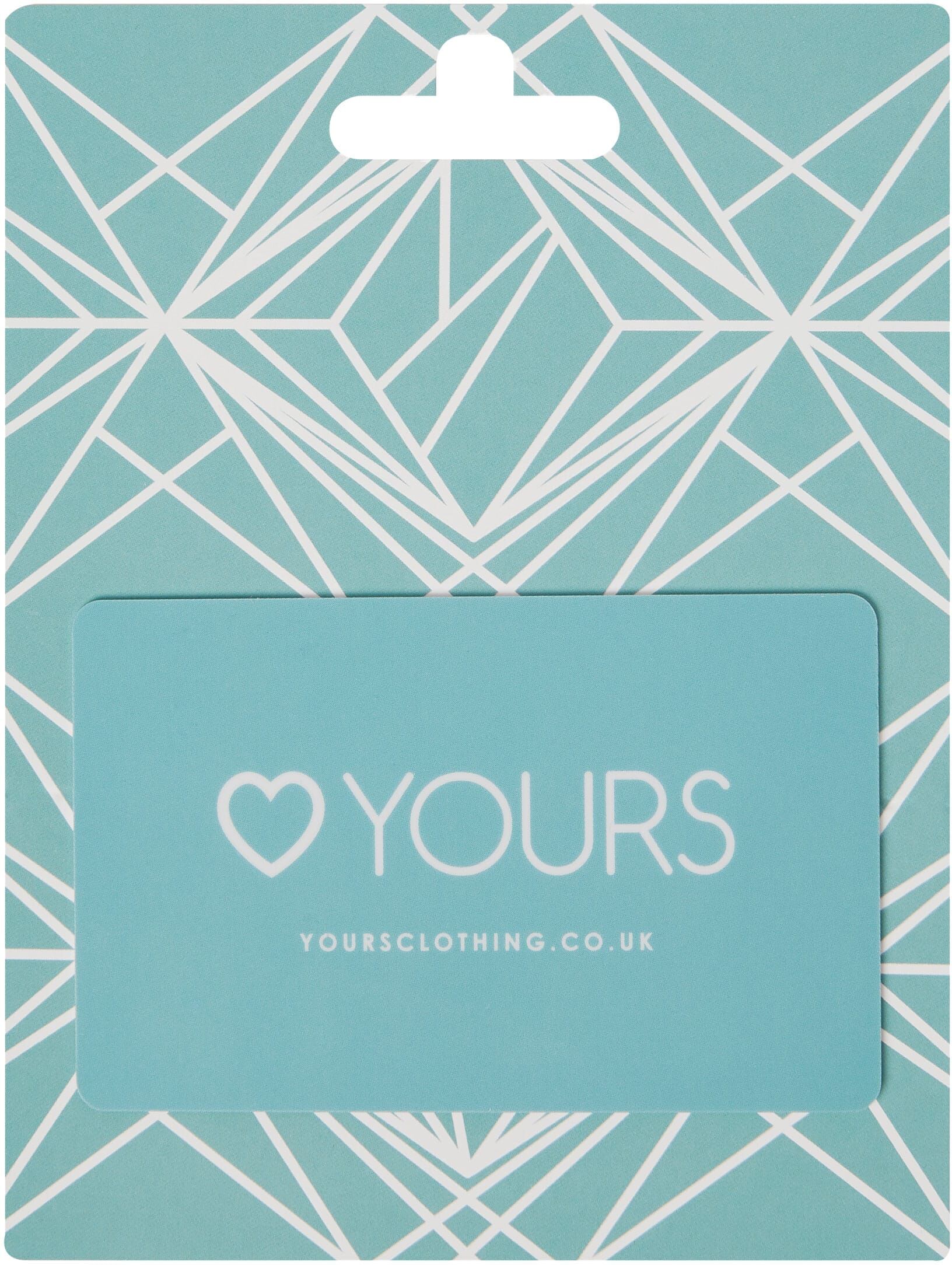 Yours clothing geometric gift card