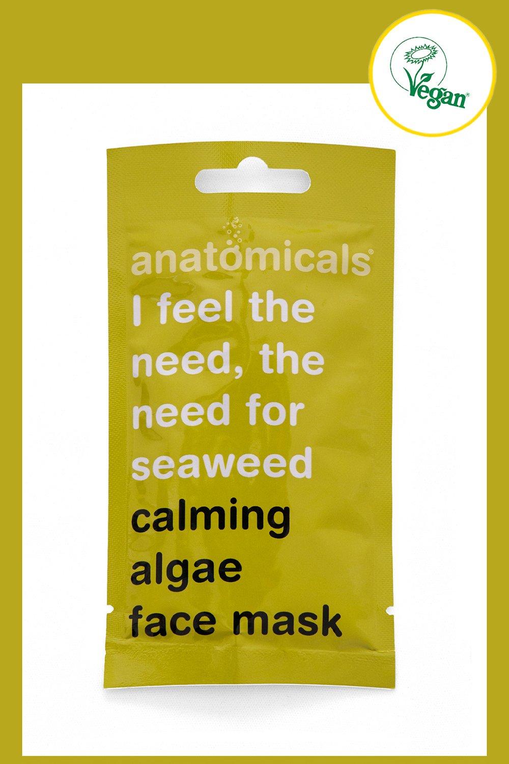 Boohoo Anatomicals Calming Algae Face Mask- Yellow  - Size: ONE SIZE