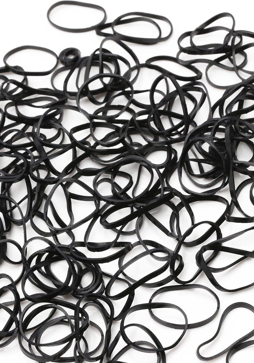 Boohoo Mini Elastic Hair Band Packs- Black  - Size: ONE SIZE