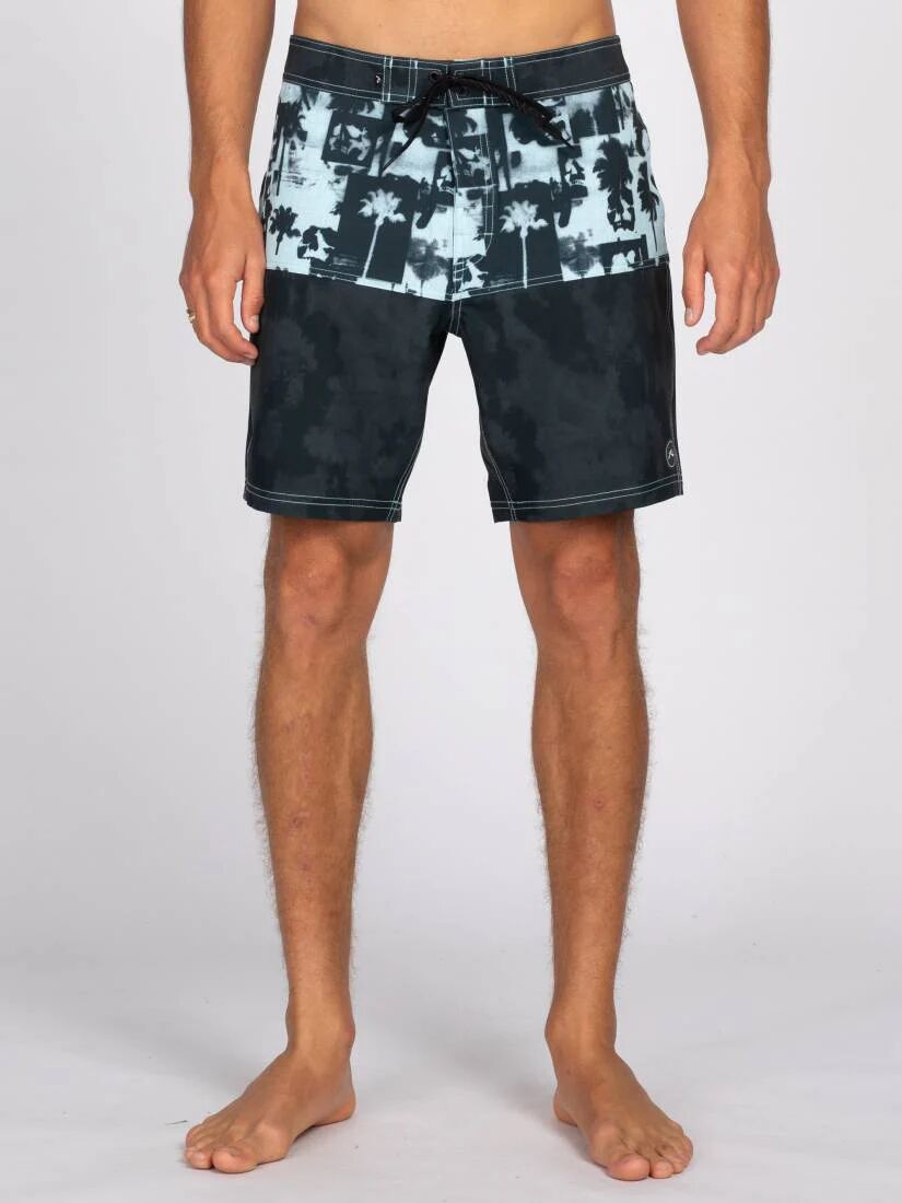 Rusty H-bomb Boardshort - Black Rusty Australia, 34 / Black