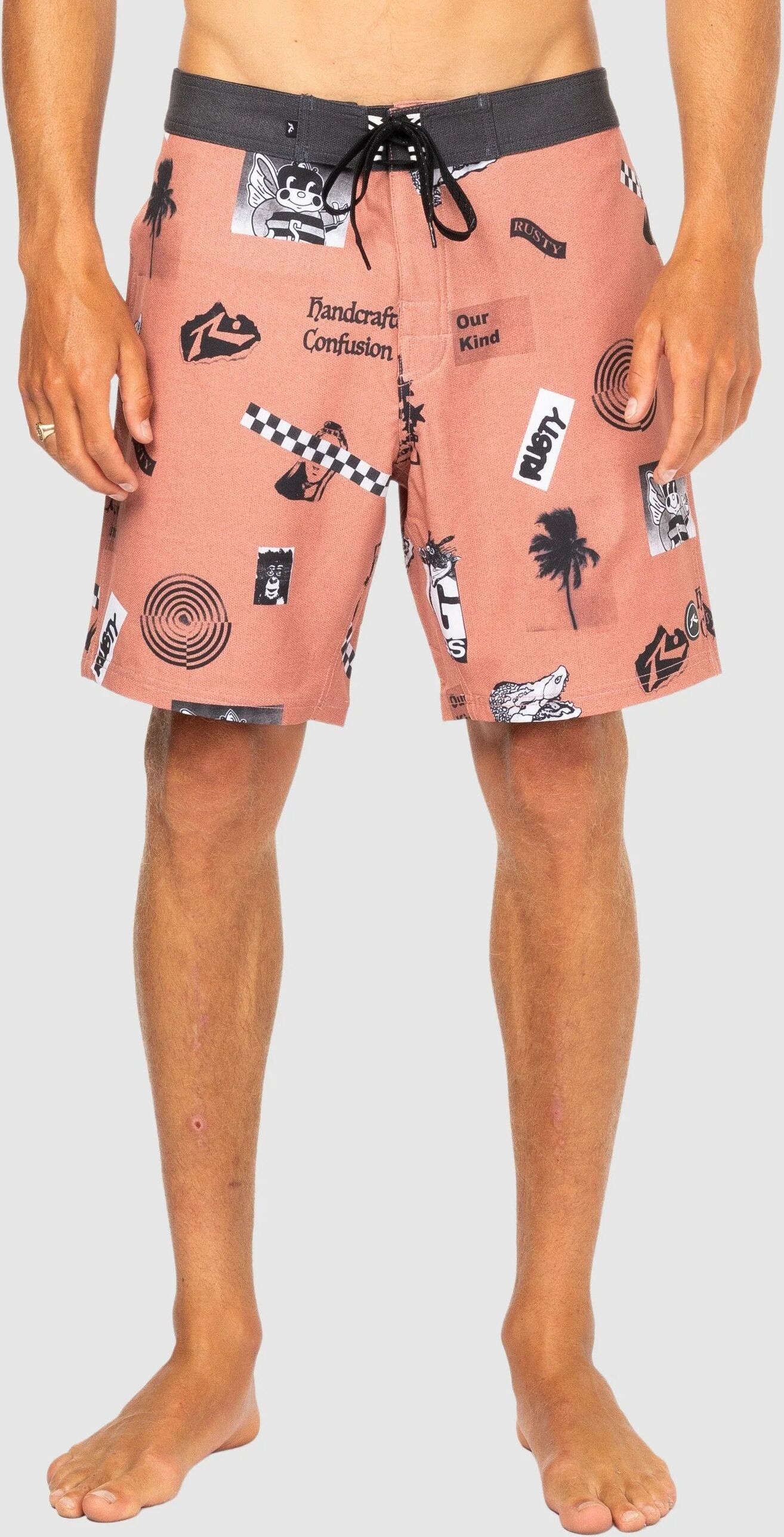 Rusty Crisis Centre Boardshort - Hot Sauce Rusty Australia, 36 / Hot Sauce