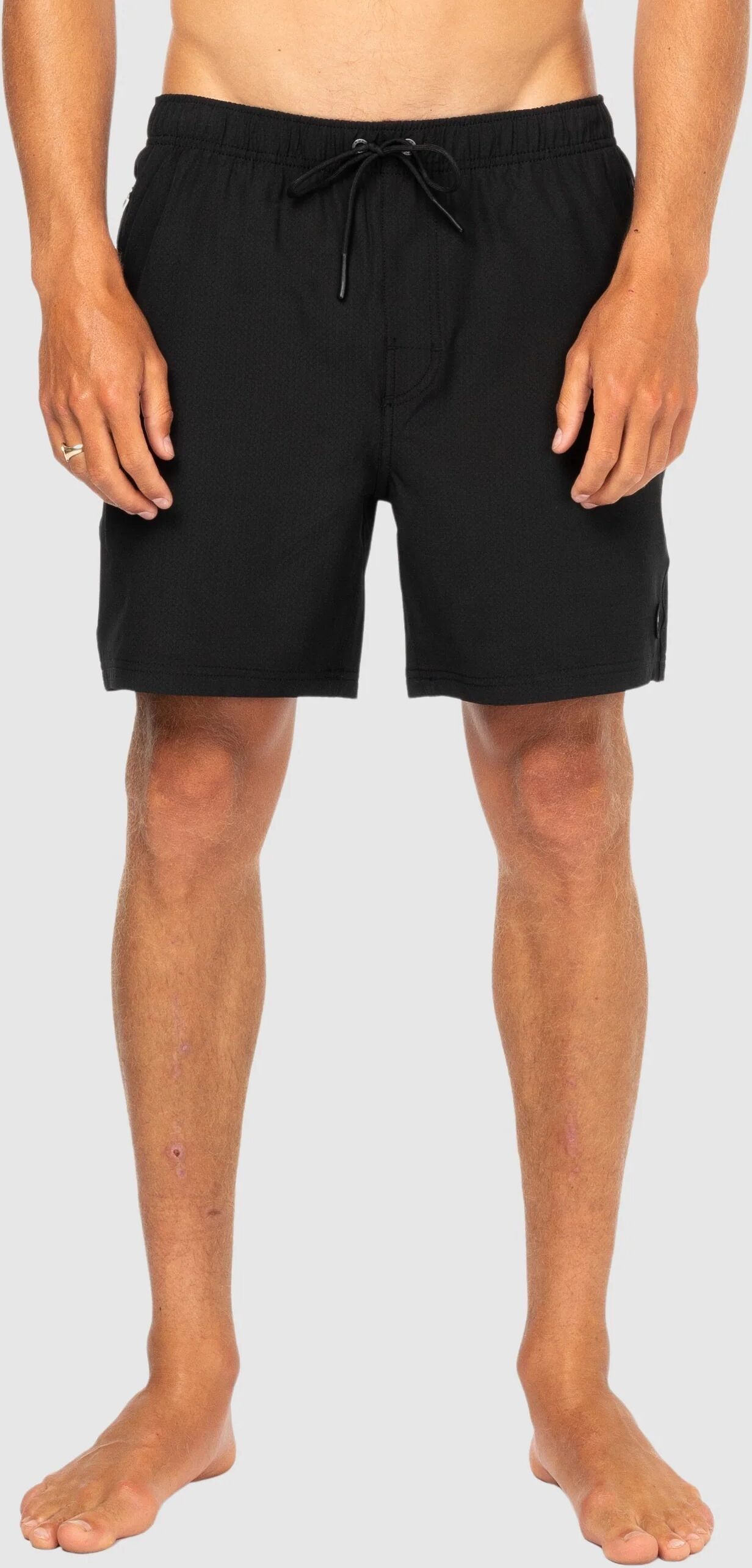 Rusty Still Surfing Elastic Boardshort - Black Stealth Rusty Australia, 38 / Black Stealth