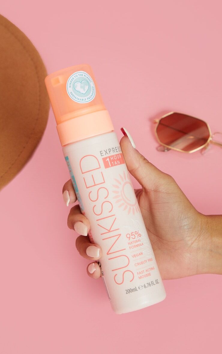 Sunkissed Express 1 Hour Tan Mousse 200ml 95% Natural