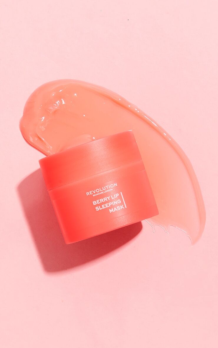 PrettyLittleThing Revolution Skincare Berry Lip Sleeping Mask  - Clear - Size: One Size