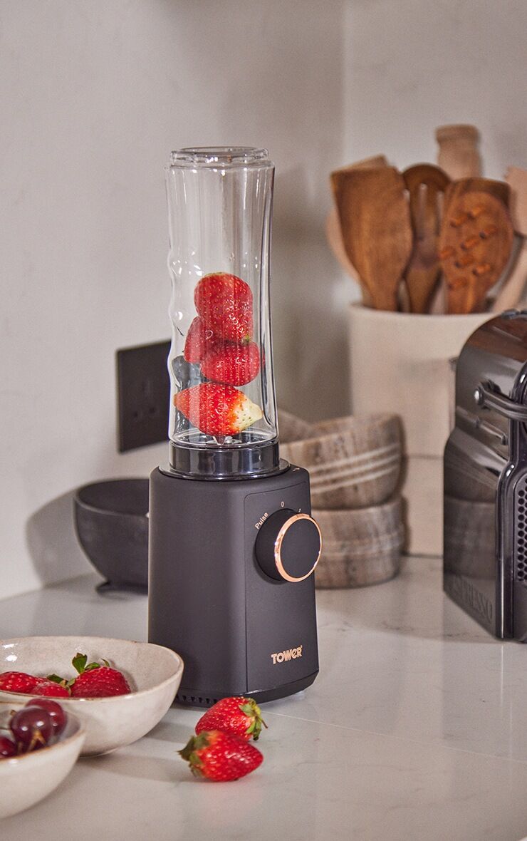 PrettyLittleThing Black Tower Caveletto Personal Blender  - Black - Size: One Size