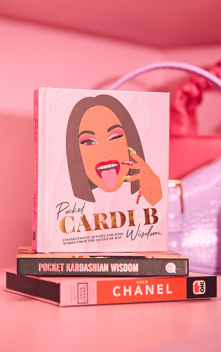 PrettyLittleThing Pocket Cardi B Wisdom Book  - Pink - Size: One Size