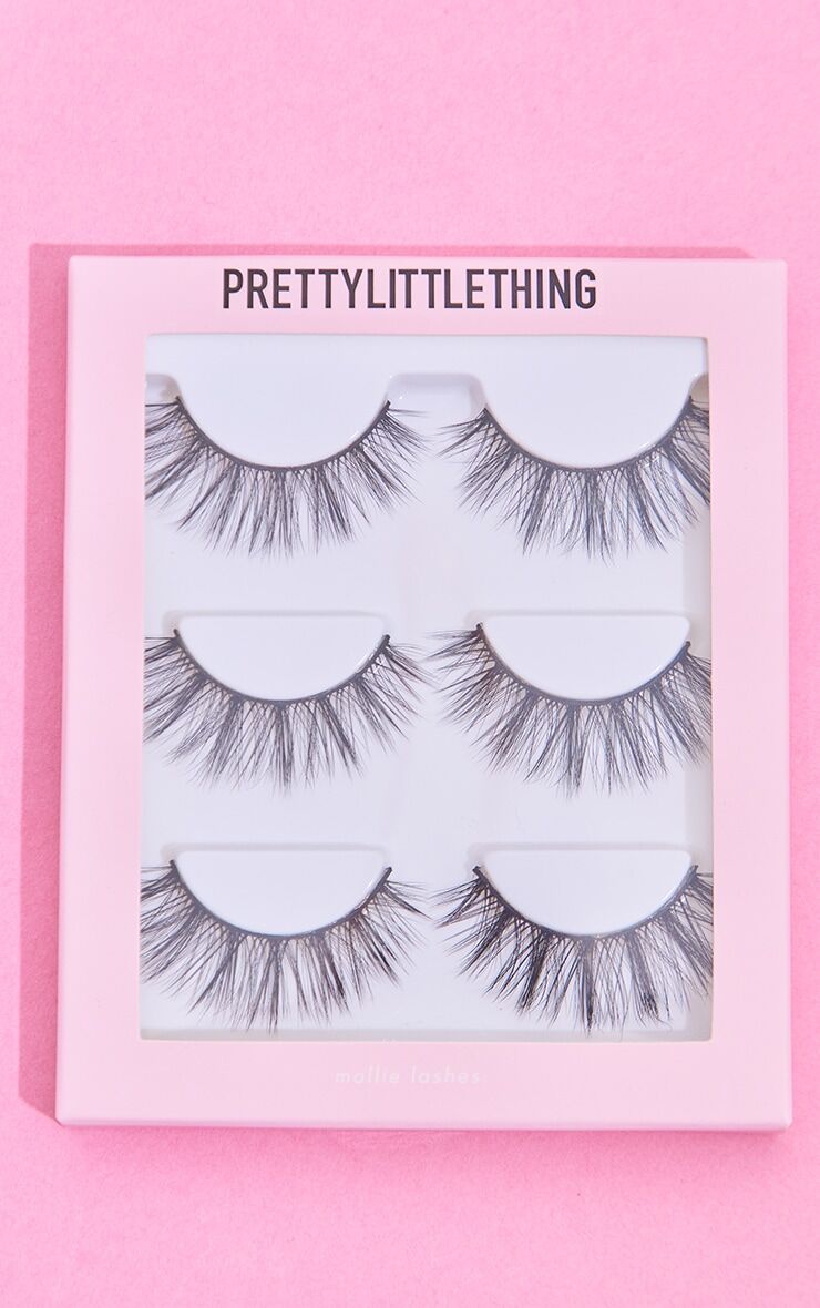 PRETTYLITTLETHING Mollie Eyelash 3 Pack