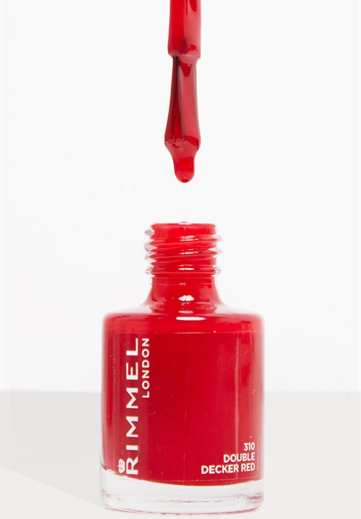 Rimmel 60 Seconds Super-Shine Nail Polish Double Decker Red  - Red - Size: One Size