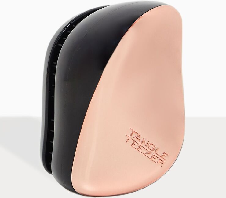 PrettyLittleThing Tangle Teezer Compact Hairbrush Rose Gold  - Rose Gold - Size: One Size