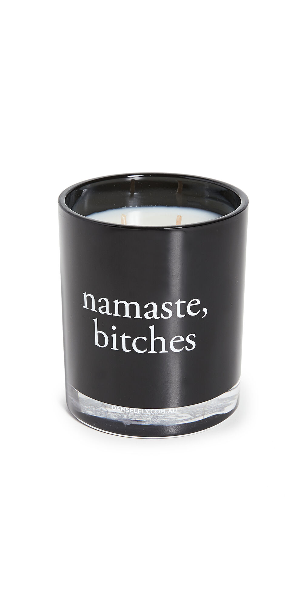 Damselfly Namaste, Bitches- Large 300G Black Candle Black One Size    size: