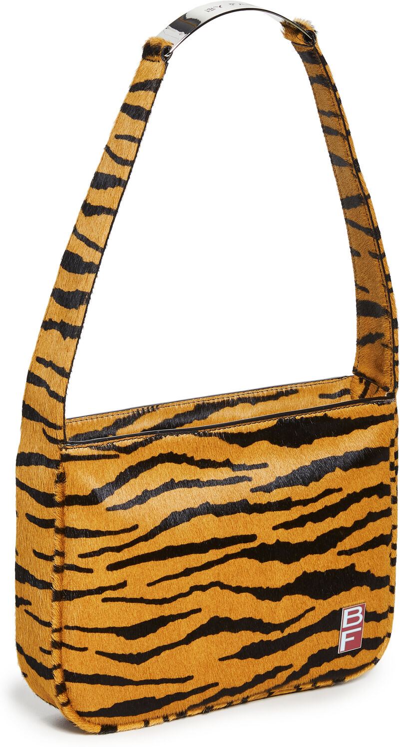 BY FAR Venice Tiger-Print Pony Hair Bag Tiger Print One Size  Tiger Print  size:One Size