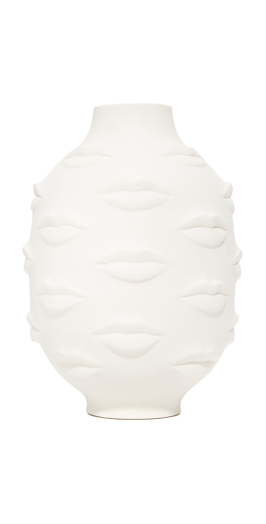 Jonathan Adler Round Gala Vase White One Size  White  size:One Size