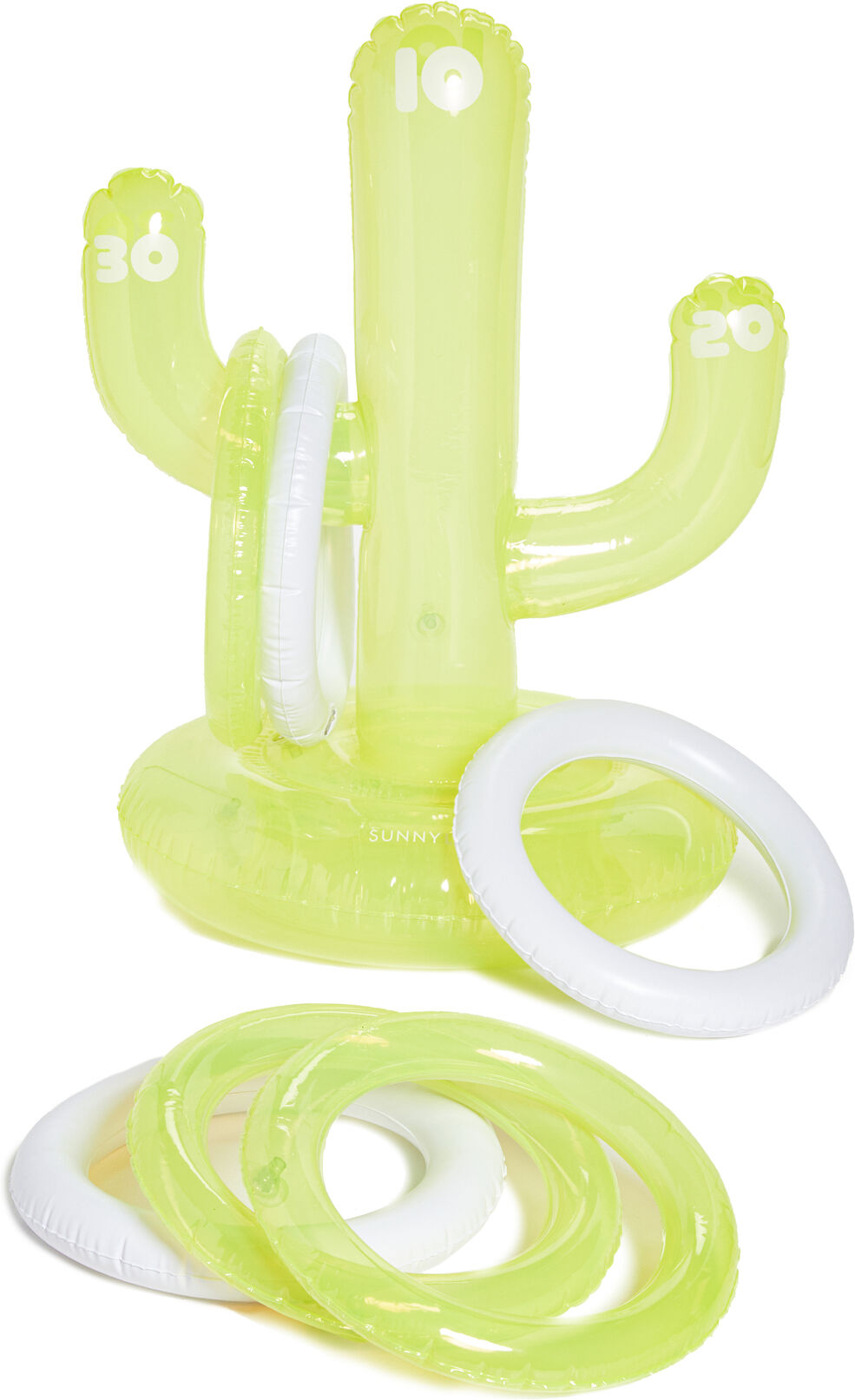 SunnyLife Inflatable Ring Toss Neon Lime One Size    size: