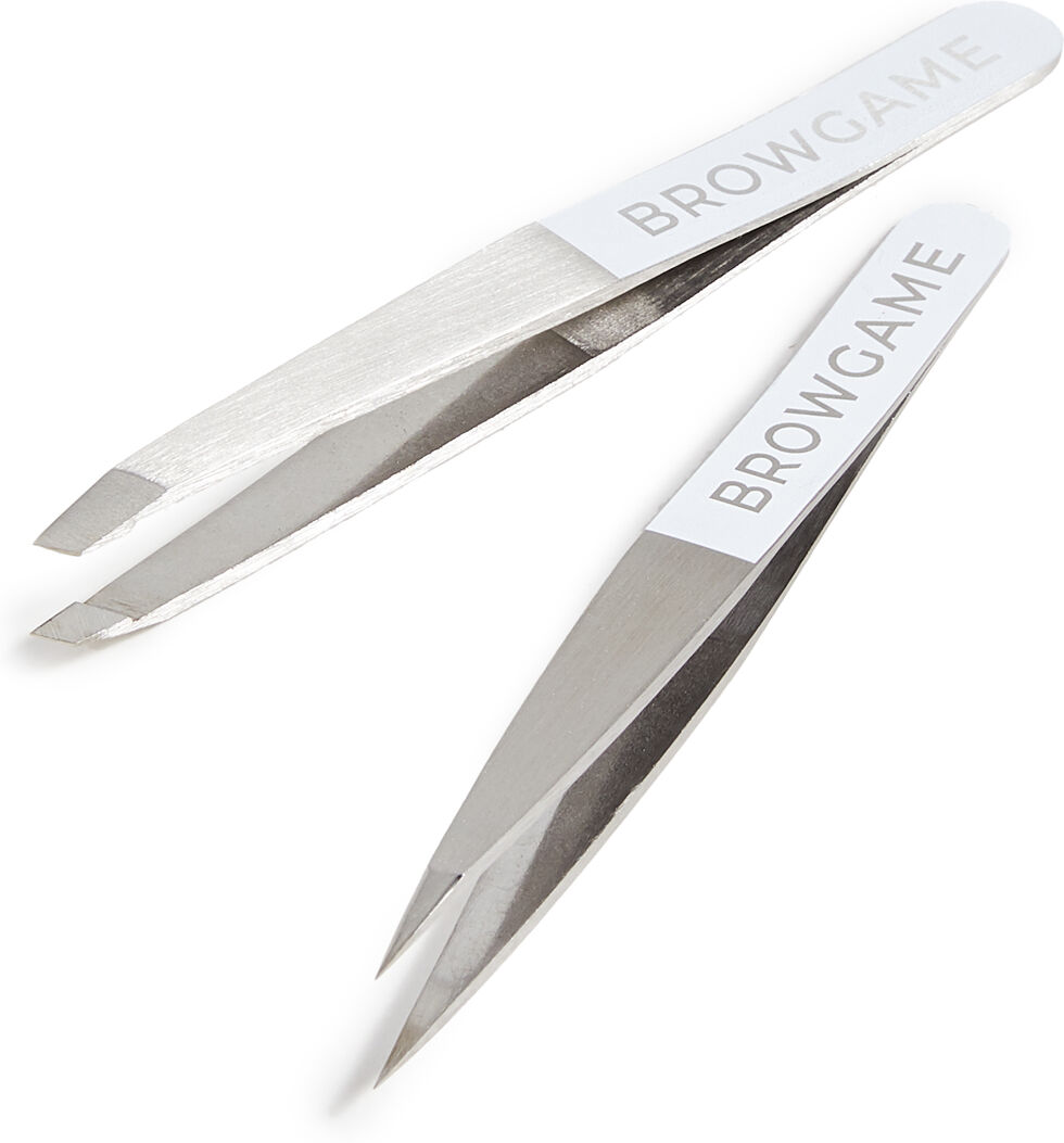 Shopbop Home Shopbop @Home Duo Pack Pointed+Slanted Original Tweezer White One Size    size: