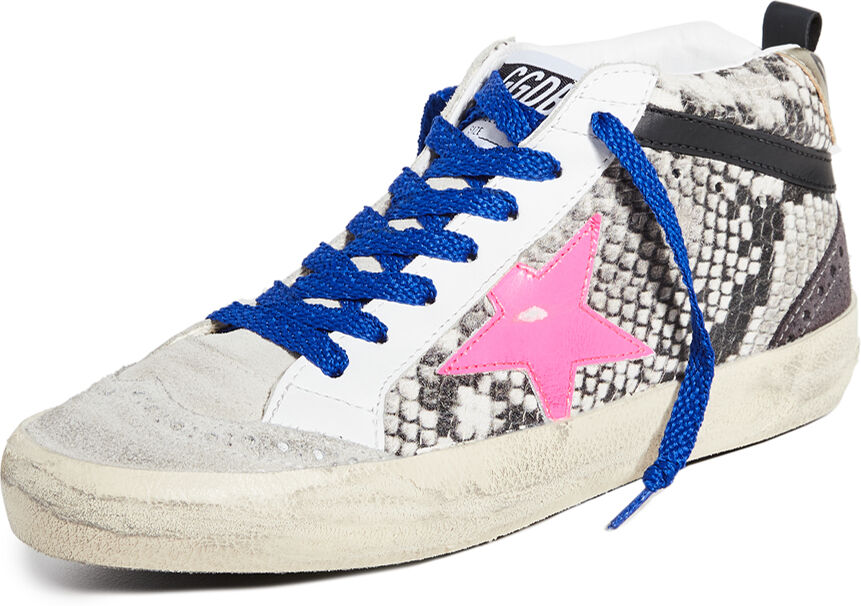 Golden Goose Mid Star Sneakers Snake/Fuxia 37  Snake/Fuxia  size:37