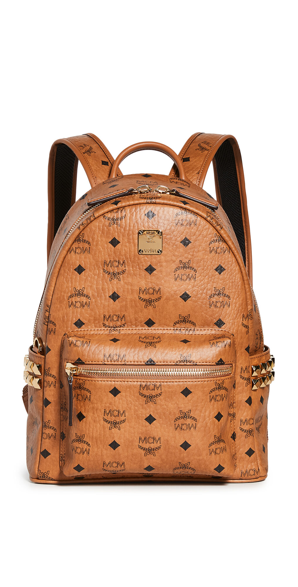 MCM Small Backpack Cognac One Size  Cognac  size:One Size