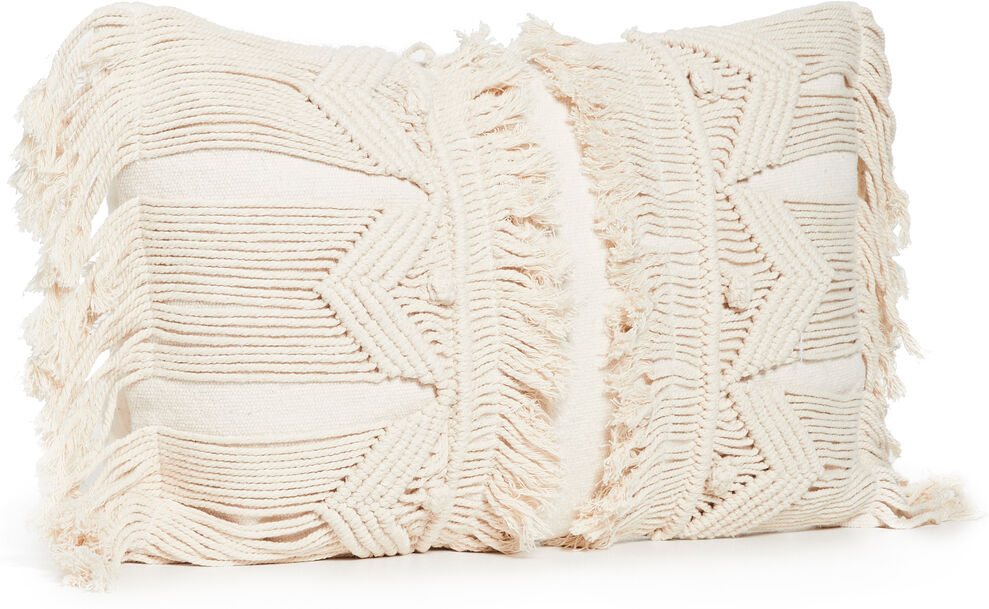 Shopbop Home Shopbop @Home Ophelia Pillow Ivory One Size  Ivory  size:One Size