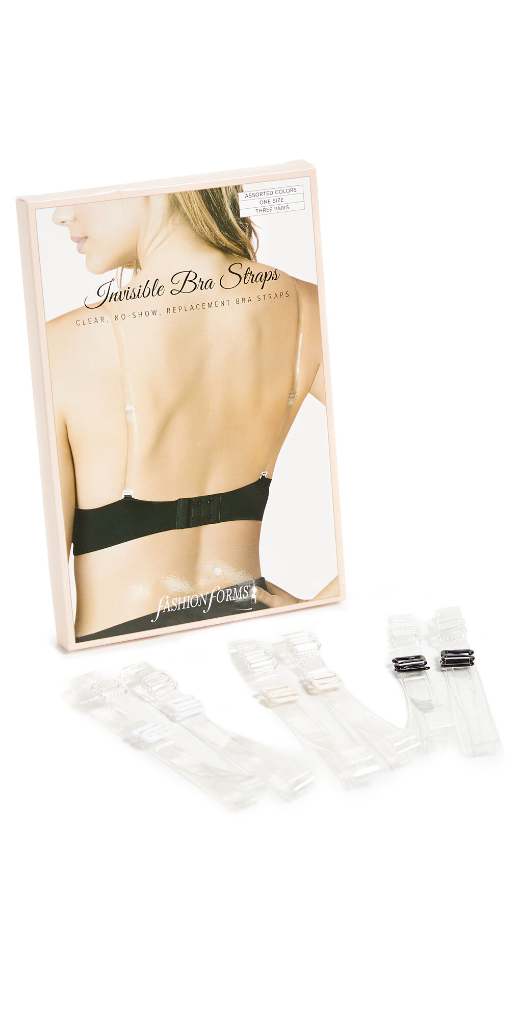 Fashion Forms Invisible Bra Straps Clear One Size  Clear  size:One Size