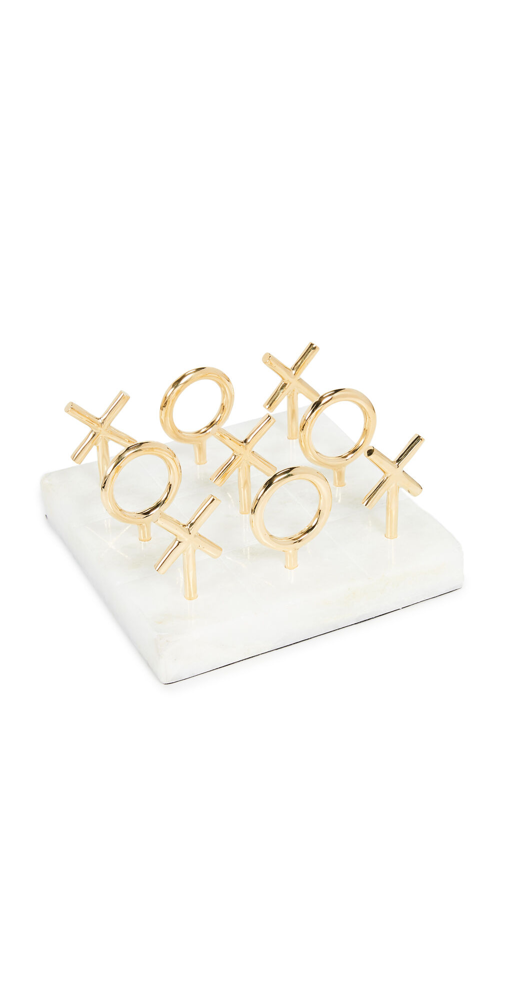 Jonathan Adler Brass Tic Tac Toe Game Brass One Size  Brass  size:One Size