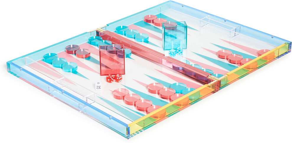 Shopbop Home Shopbop @Home Tizo Lucite Backgammon Set Multi Color One Size    size:Female