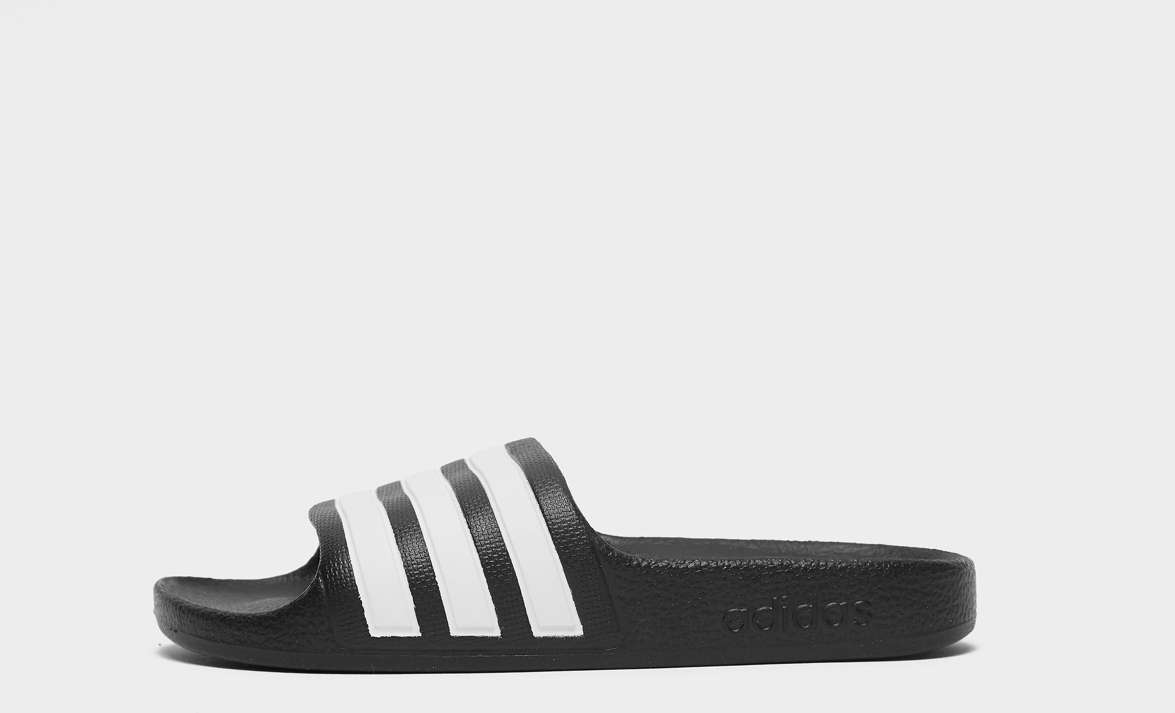 adidas Adilette Aqua C Blk/wht - Black/White - Kids  size: 1.5