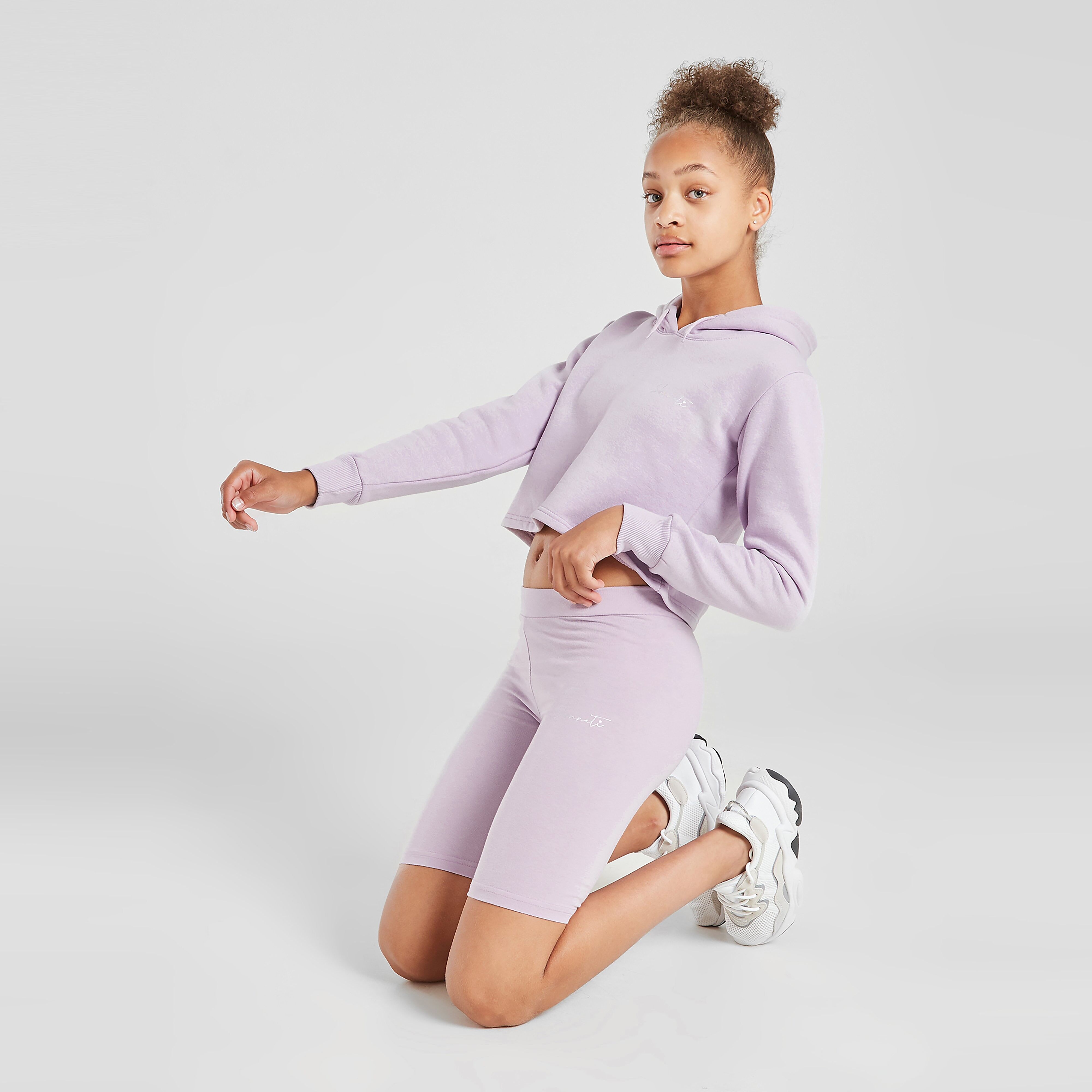 Sonneti Girls' Essential Cycle Shorts Junior - Purple - Kids  size: 10-12Y
