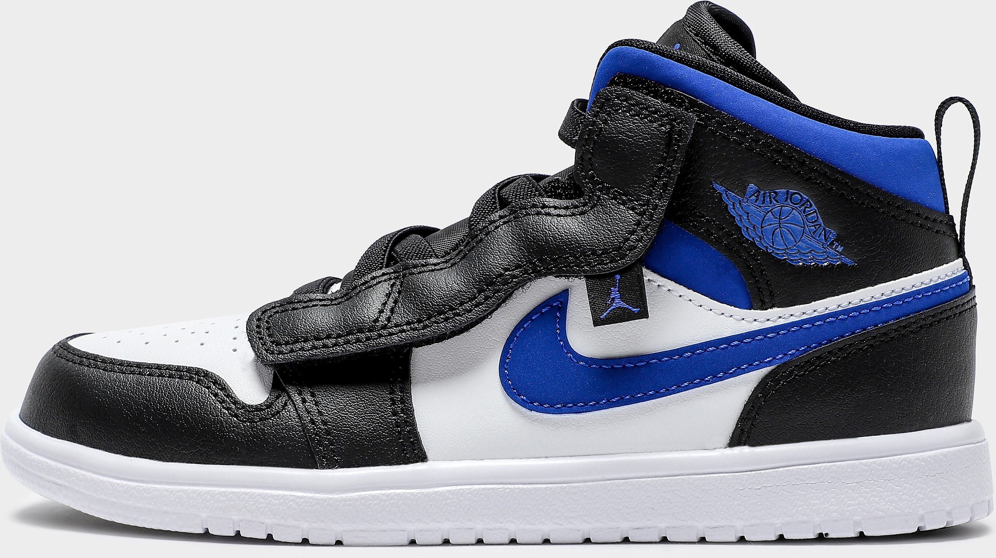 Jordan Air 1 Mid 'White Black Royal' Children's- 1 Per Customer - Kids  size: 13