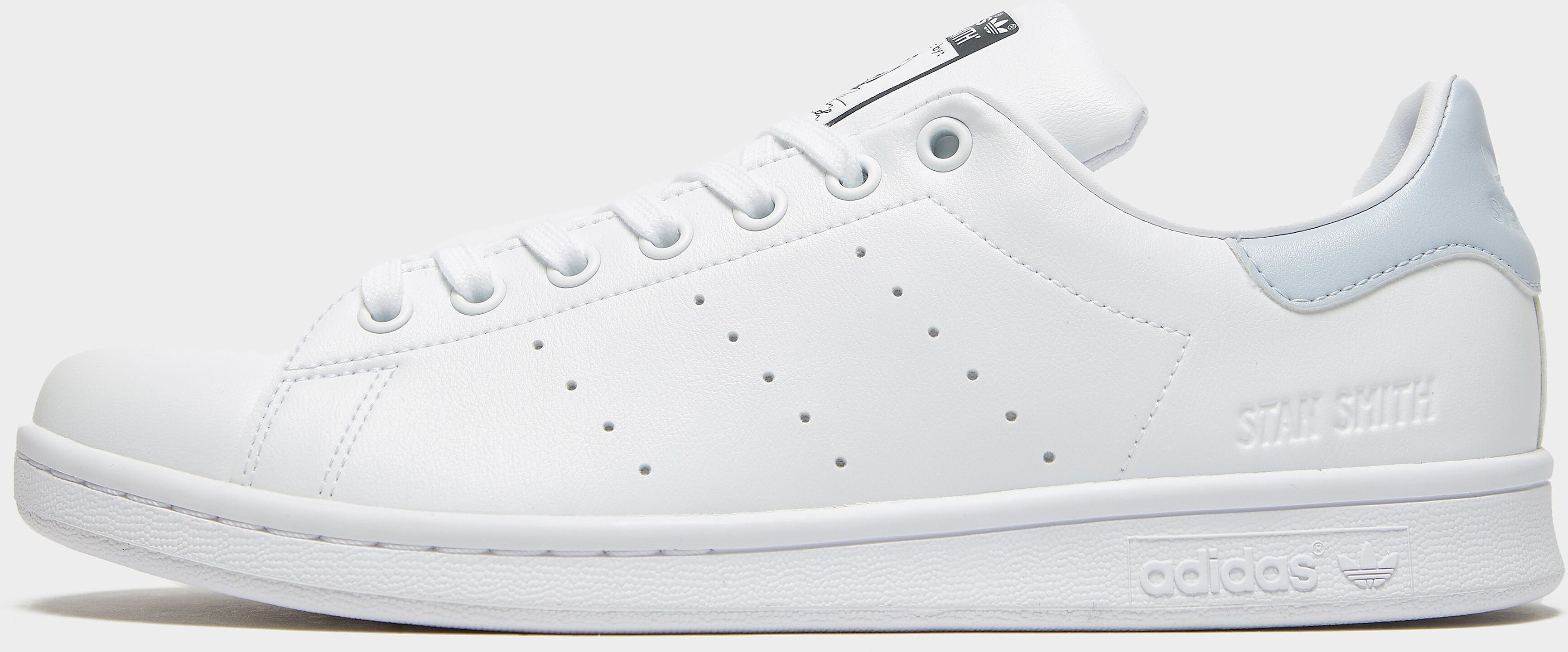 adidas Originals Stan Smith - Cloud White / Core Black / Halo Blue - Womens  size: 9