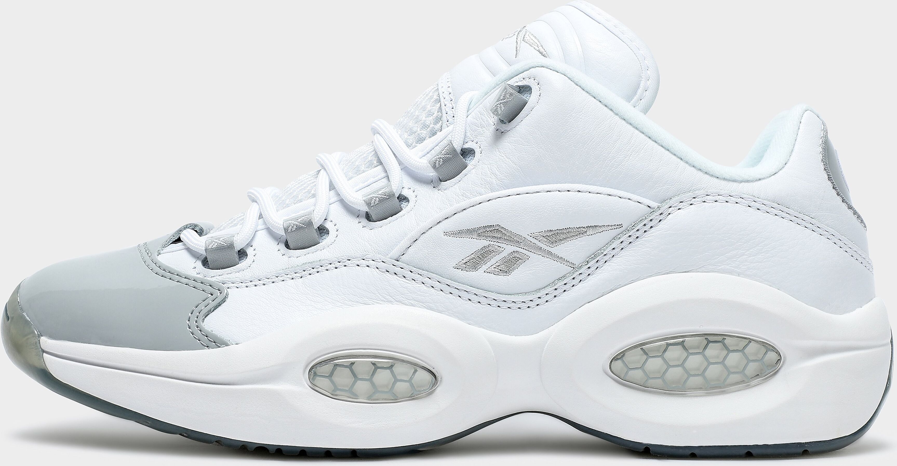 Reebok Question Low - Cloud White / Pure Grey 3 / Pure Grey 2 - Womens  size: 9