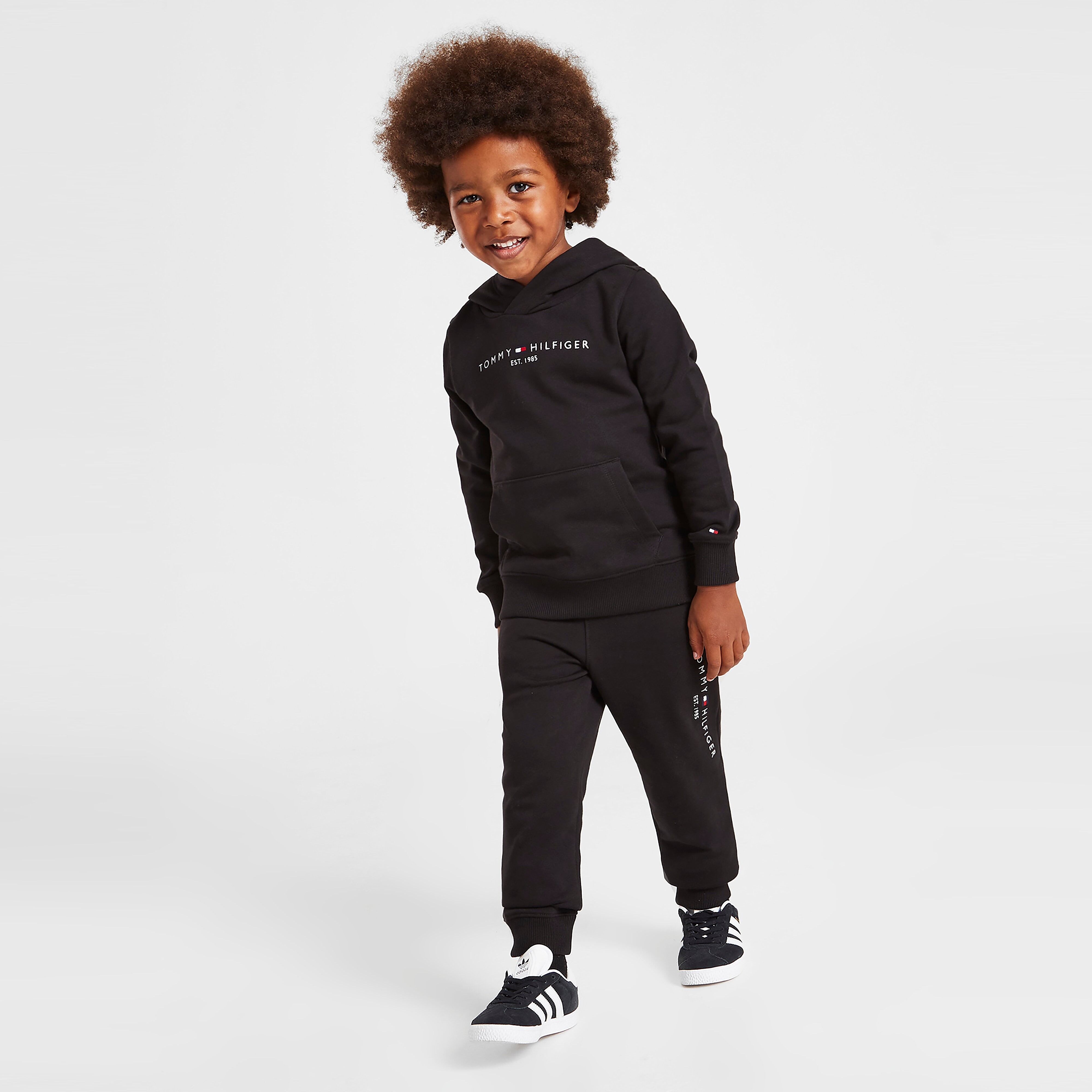 Tommy Hilfiger Essential Overhead Tracksuit Children - Black - Kids  size: 5Y