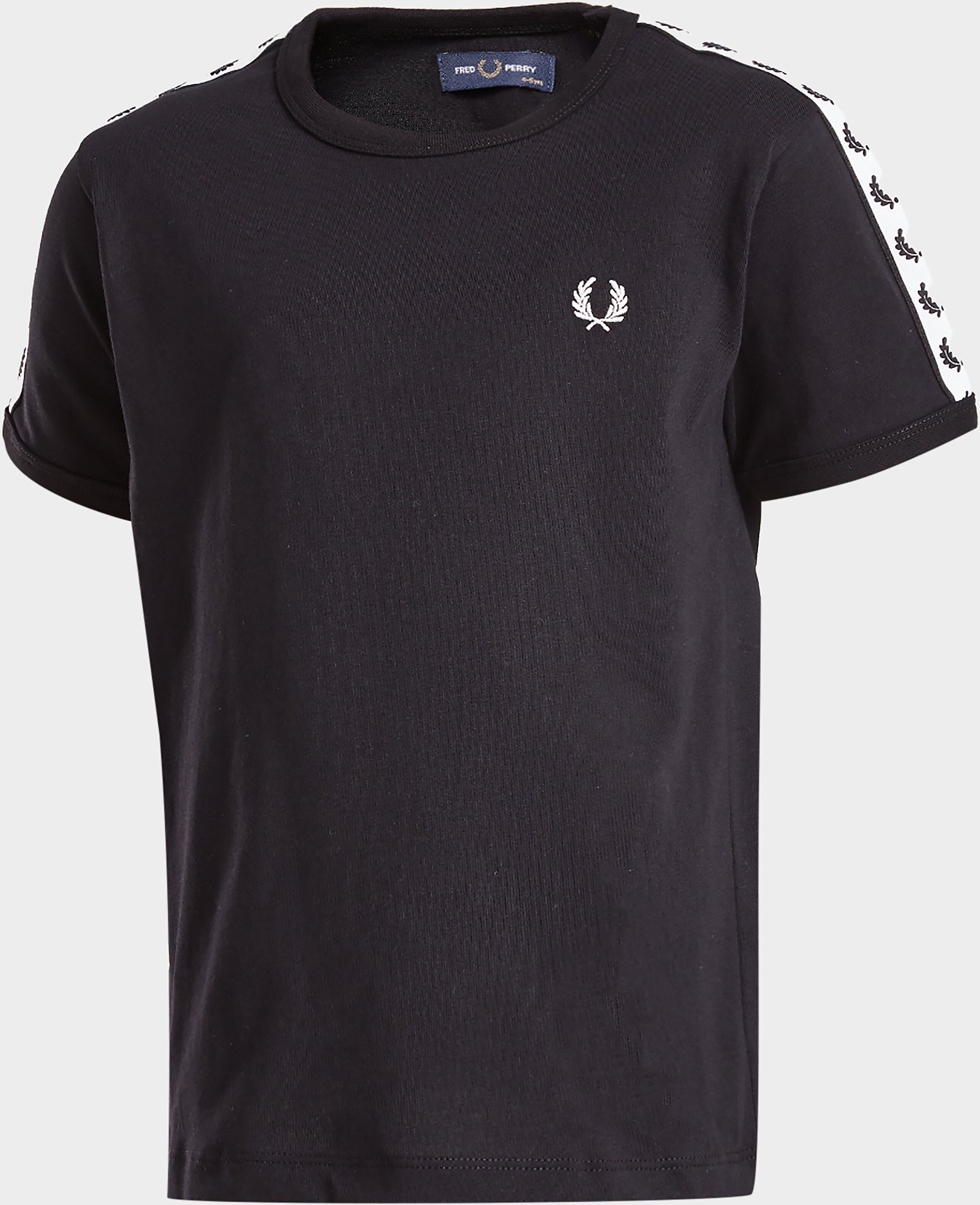 Fred Perry Taped Ringer T-Shirt Junior - Black - Kids  size: 7-8Y