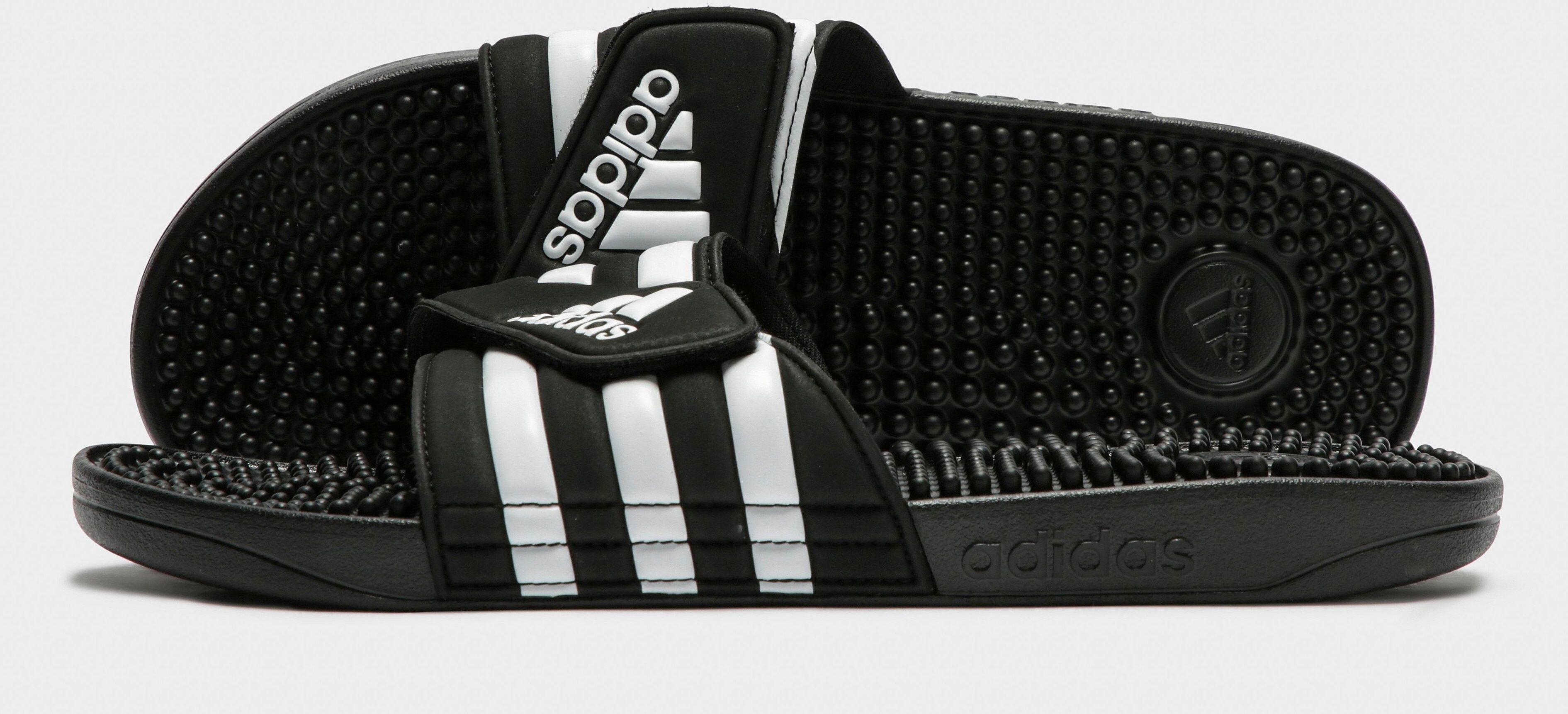 adidas Adissage Slides Unisex - Core Black / Cloud White / Core Black - Womens  size: 10