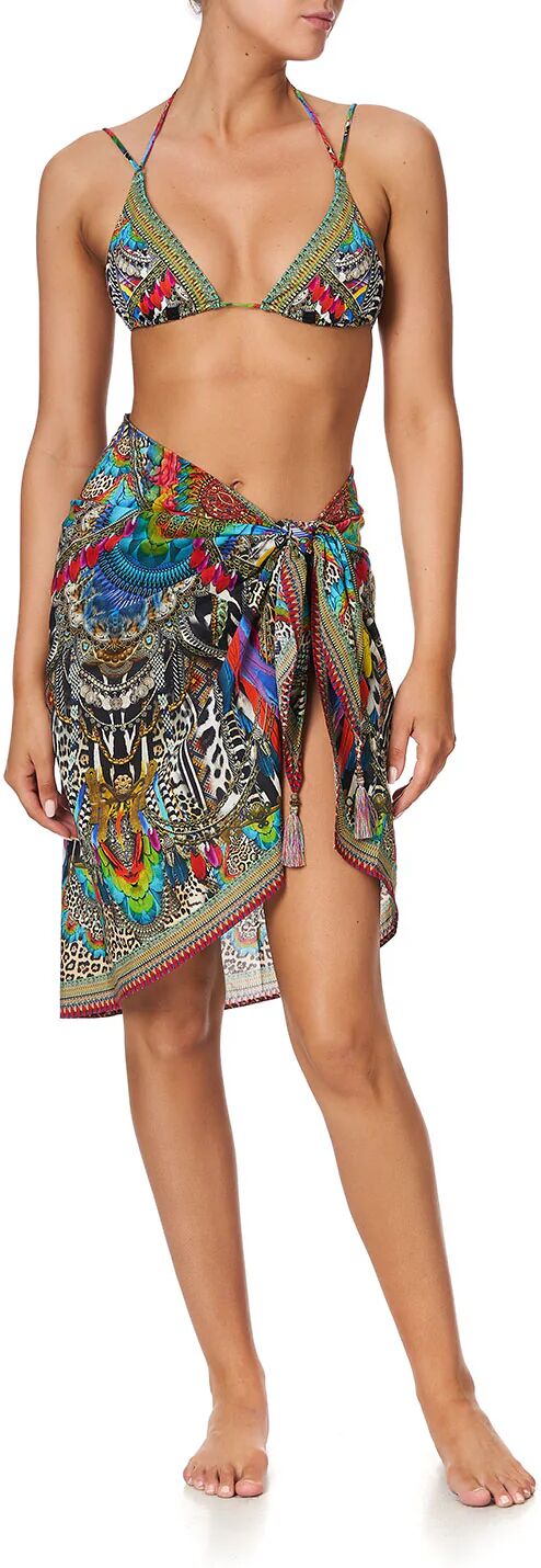 Camilla eBoutique Short Tassel Sarong Guardians of the Sun, L/XL  - Size: L/XL