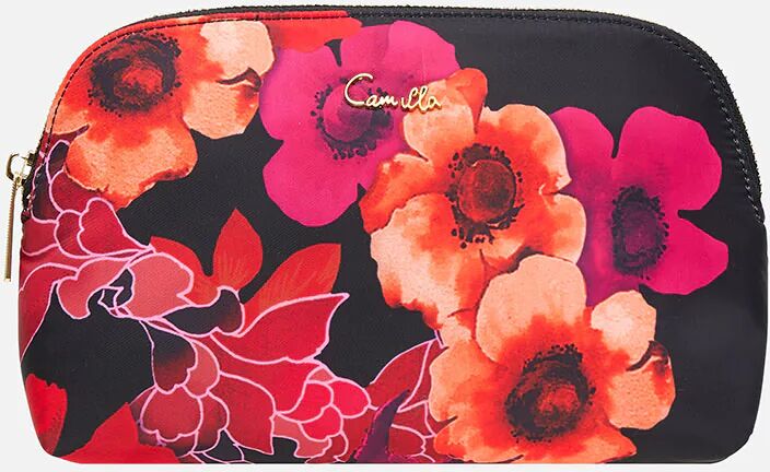 Camilla eBoutique Small Cosmetic Case Midnight Poppy, O/S  - Size: O/S