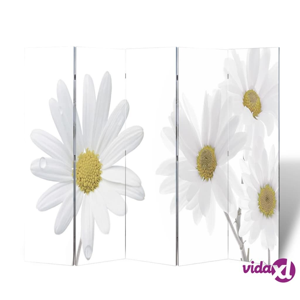 vidaXL Folding Room Divider Pint 200 x 170 Flower
