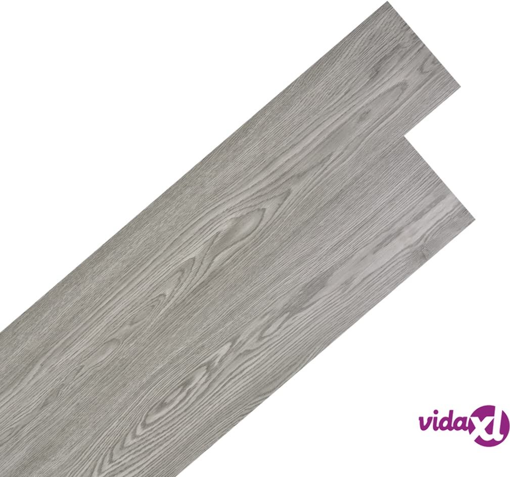 vidaXL Self-adhesive PVC Flooring Planks 5.02 m² 2 mm Dark Grey