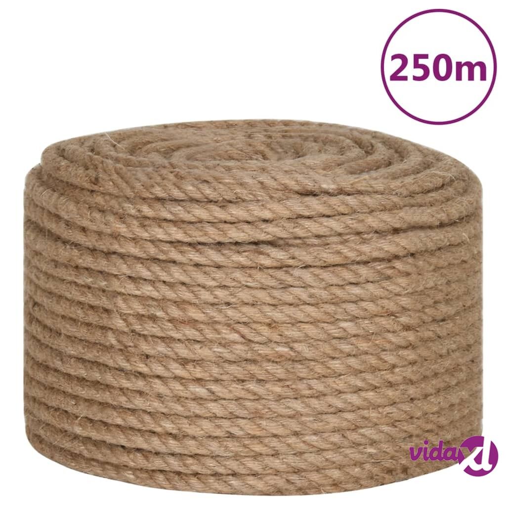 vidaXL Rope 100% Jute 12 mm 250 m