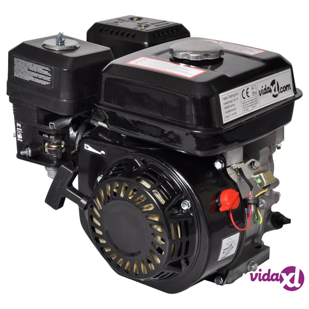vidaXL Petrol Engine 6.5 HP 4.8 kW Black