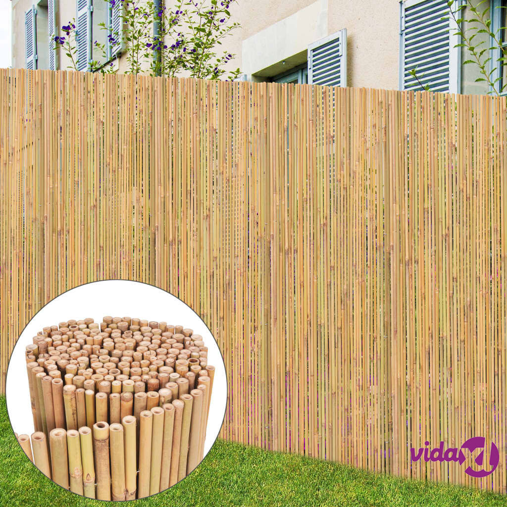 vidaXL Bamboo Fence 300x130 cm